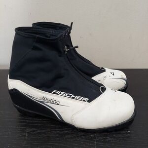 Fischer Style Touring Cross Country Ski Boots Black White EU 40 Comfort Guard